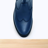 522F Aris Cuir Bleu Marine