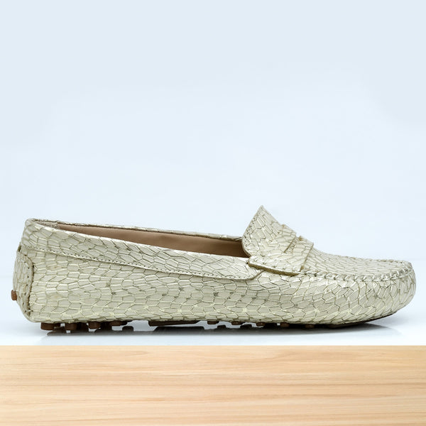 528F Clara en Cuir Doré-B