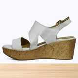 533f Leyna Cuir Blanc Cassé