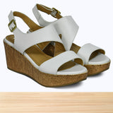 533f Leyna Cuir Blanc Cassé