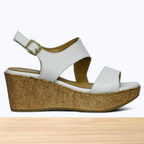 533f Leyna Cuir Blanc Cassé