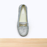 542F Moksa Cuir Argenté