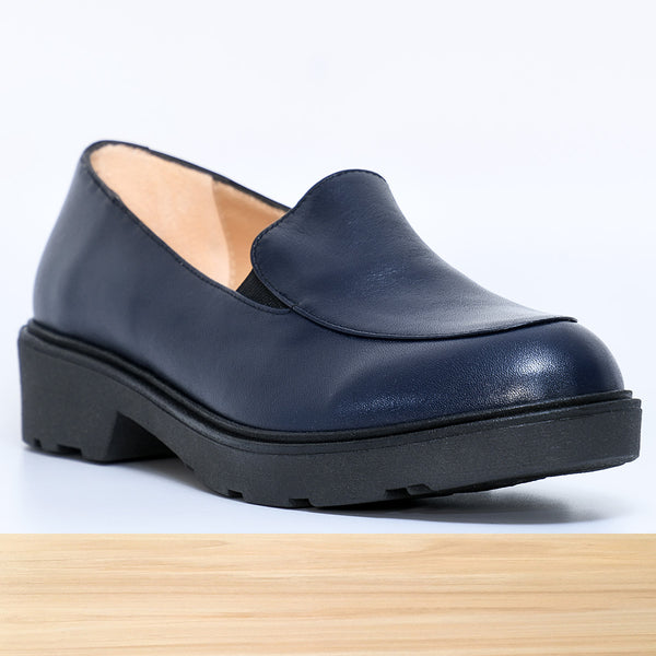 591f Oryan Cuir Bleu Marine