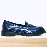 601F Lodie Cuir Bleu Marine