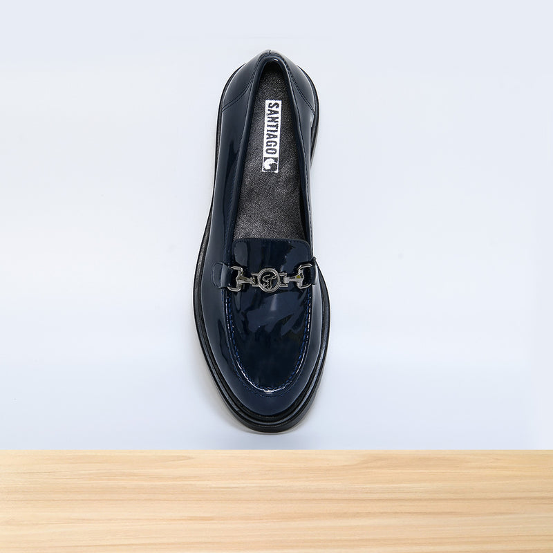 601F Lodie Cuir Bleu