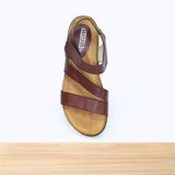 608F Monara Cuir Dark Taine Rouge