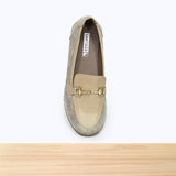 611F Pelta Cuir Beige Foncé