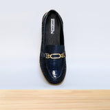 611F Pelta Cuir Bleu