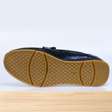 611F Pelta Cuir Bleu