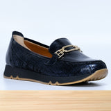 611F Pelta Cuir bleu  MB
