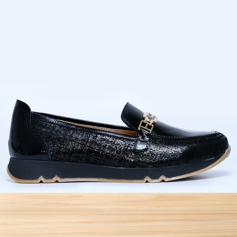 611F Pelta Cuir Noir MV
