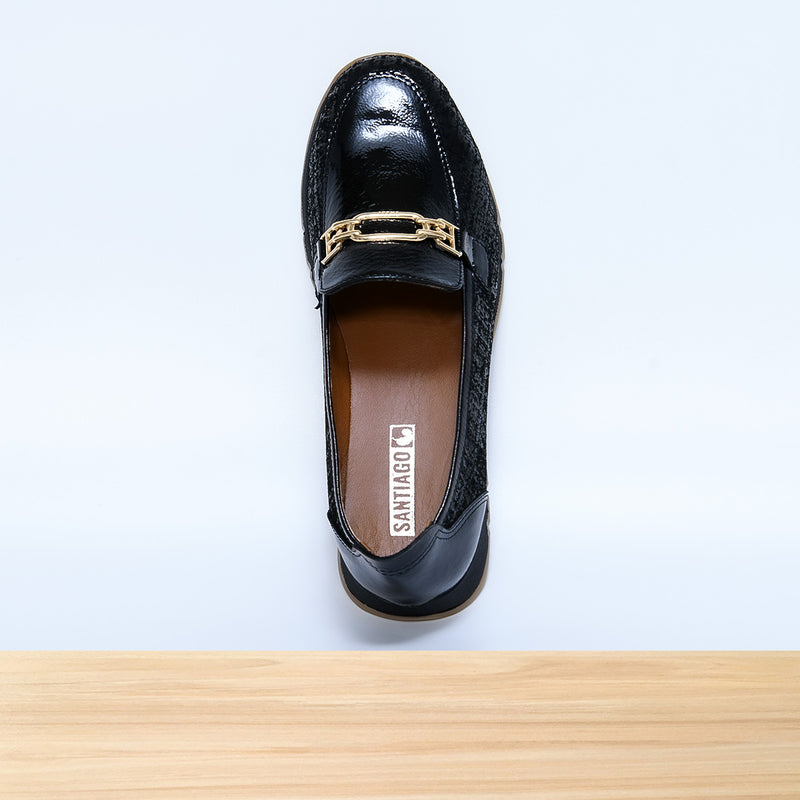 611F Pelta Cuir Noir MV