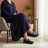 611F Pelta Bleu Marine — Djellaba Var.2