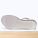 621F Rosela Cuir Beige Argenté