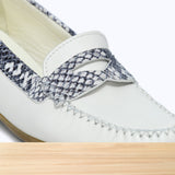 626F Padsy Cuir Blanc