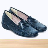 626F Padsy Cuir Bleu Marine