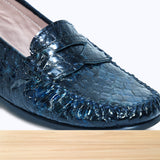 626F Padsy Cuir Bleu Marine