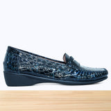 626F Padsy Cuir Bleu Marine