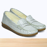 637F Nyra Cuir Beige Croco