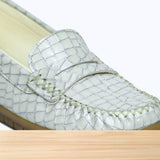 637F Nyra Cuir Beige Croco