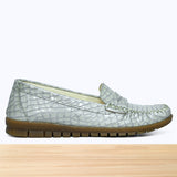 637F Nyra Cuir Beige Croco