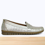 637F Nyra Cuir Doré Croco NV