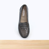 637F Nyra Cuir Taupe Croco SN