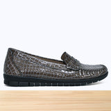 637F Nyra Cuir Taupe Croco SN