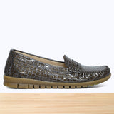 637F Nyra Cuir Taupe Croco