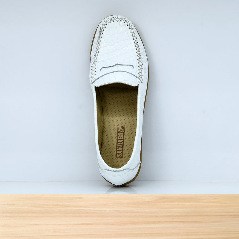 637F Nyra Cuir Blanc