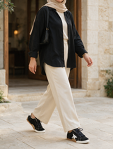 6637F Maressa Cuir Noir