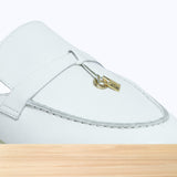 716F Najm Cuir Blanc
