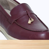719F Dovelle Cuir Bordeaux