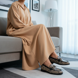 735F Kirella Cuir Beige — Djellaba Var.1