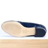 738F Senflo Cuir Bleu