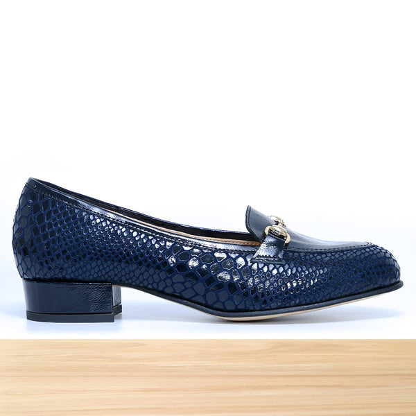 738F Senflo Cuir Bleu