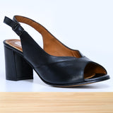 771F Yalena en Cuir Noir