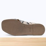 775F Valisse Cuir Beige Noir