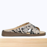 775F Valisse Cuir Beige Noir