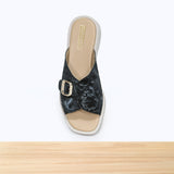 461F Gloria Cuir Gris Noir