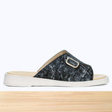 461F Gloria Cuir Gris Noir