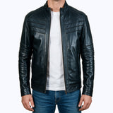 78F Greno Jacket Cuir Noir