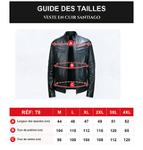 78F Greno Jacket Cuir Noir