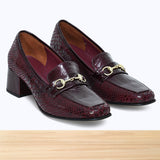 719F Elabia Cuir Bordeaux NV