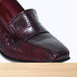 797F Elabia Cuir Bordeaux