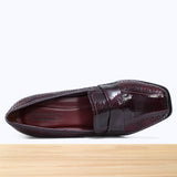 797F Elabia Cuir Bordeaux