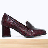 797F Elabia Cuir Bordeaux