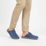800 Briso Bleu - Pantalon beige sans chaussettes marche