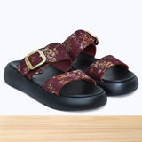 802F Olina Cuir Bordeaux Brillant