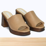 291F Corélia Cuir Camel Clair